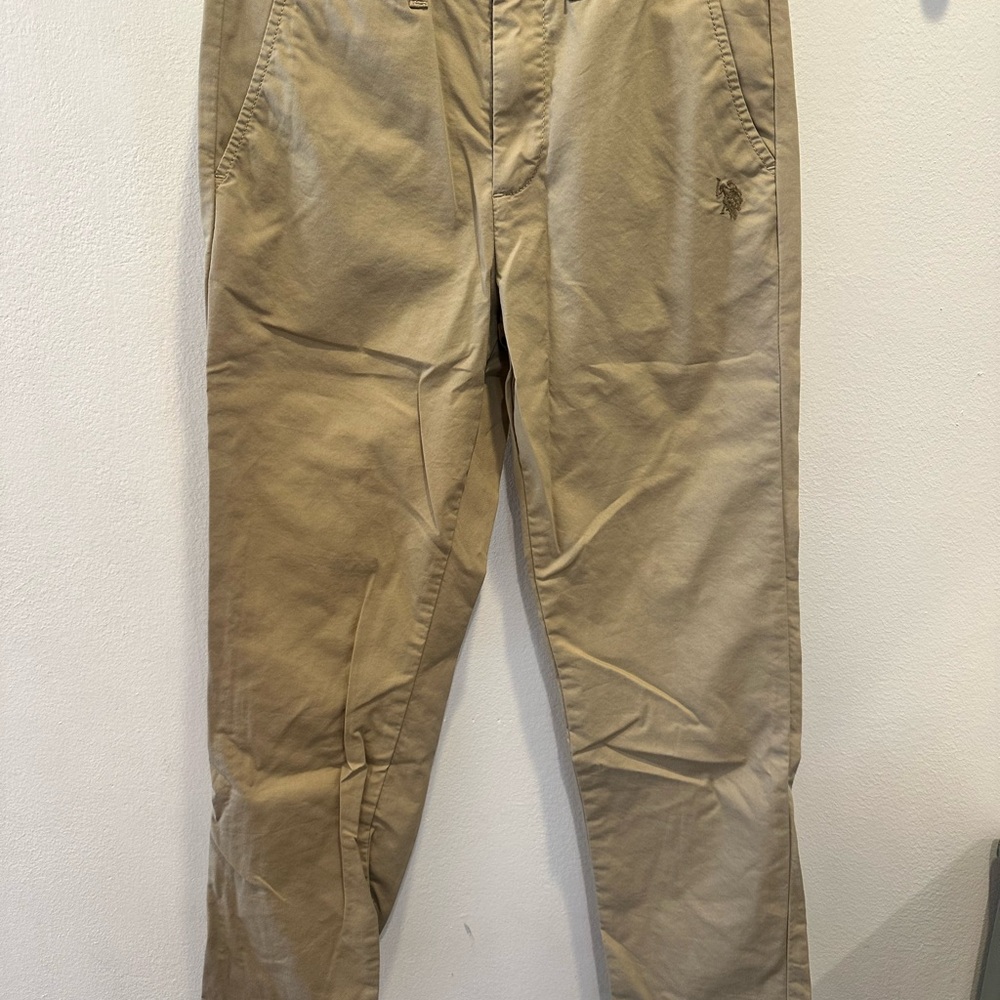 U.S. Polo Assn. Kids Tan Chino Pants